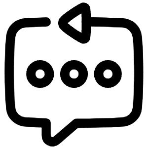 Reply To Message Typing Icon from Plump Line - Free Set