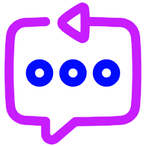 Reply To Message Typing Icon from Plump Neon - Free Set