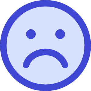 Sad Face Icon from Core Duo - Free Set | Free Download as SVG Vector and Transparent PNG | Streamline icons