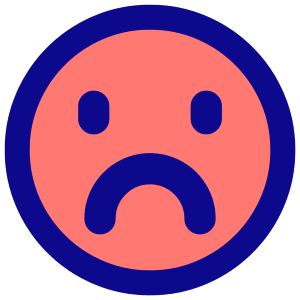 Sad Face Icon from Plump Pop - Free Set