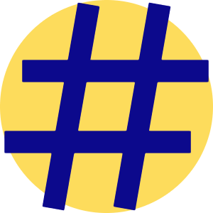 Sign Hashtag Icon from Sharp Pop - Free Set