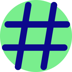Sign Hashtag Icon from Core Pop - Free Set