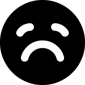 Smiley Crying 1 Icon from Core Solid - Free Set