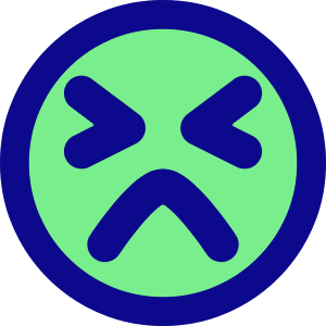 Smiley Emoji Terrified Icon from Core Pop - Free Set