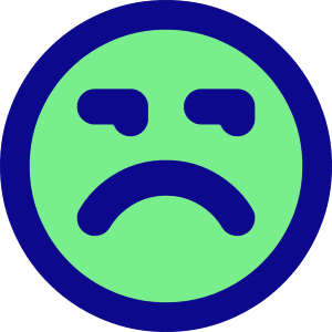 Smiley Grumpy Icon from Core Pop - Free Set