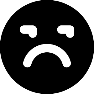 Smiley Grumpy Icon from Core Solid - Free Set