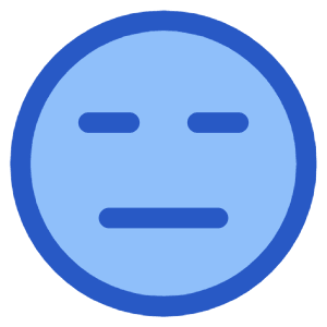 Smiley Indiferent Icon from Plump Duo - Free Set
