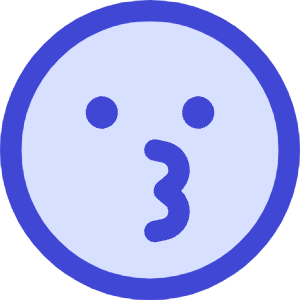 Smiley Kiss Icon from Core Duo - Free Set