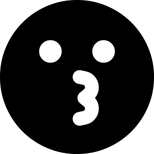 Smiley Kiss Icon from Core Solid - Free Set