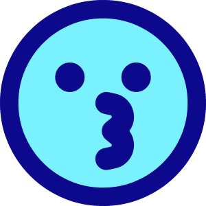 Smiley Kiss Icon from Core Pop - Free Set