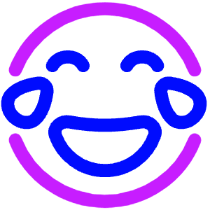 Smiley Laughing 1 Icon from Plump Neon - Free Set