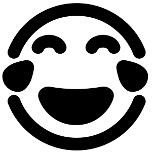 Smiley Laughing 1 Icon from Plump Remix - Free Set