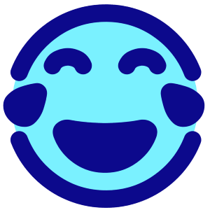 Smiley Laughing 1 Icon from Plump Pop - Free Set