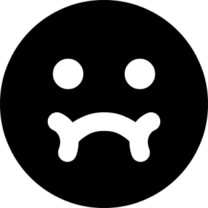 Smiley Nauseas Icon from Core Solid - Free Set