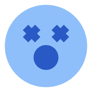 Smiley Shocked Icon from Sharp Flat - Free Set
