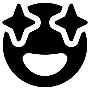 Smiley Sparks Icon from Plump Solid - Free Set