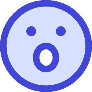 Smiley Surprised Icon from Core Duo - Free Set