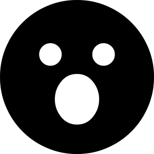 Smiley Surprised Icon from Core Solid - Free Set
