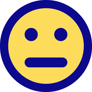 Straight Face Icon from Core Pop - Free Set