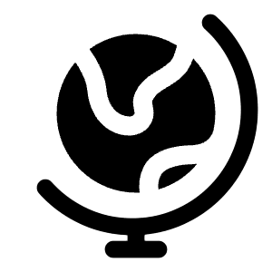 Globus Icon from Solar Bold Set