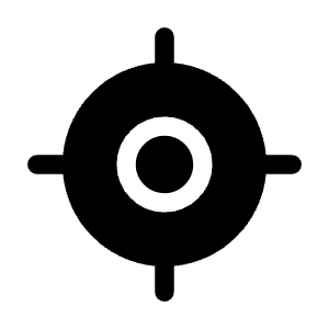 GPS Icon from Solar Bold Set