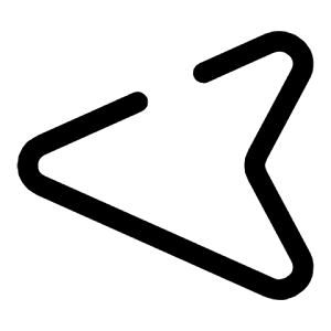 Map Arrow Left Icon from Solar Broken Set