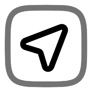 Map Arrow Square Icon from Solar Line Duotone Set