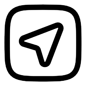 Map Arrow Square Icon from Solar Linear Set