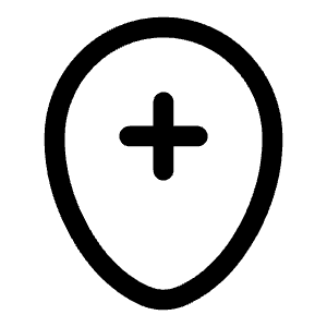 Map Point Add Icon from Solar Linear Set