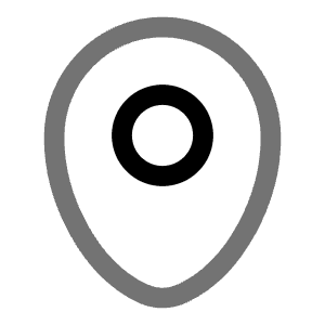 Map Point Icon from Solar Line Duotone Set