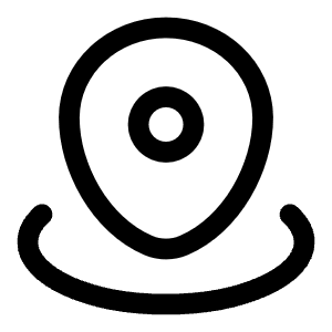 Map Point Wave Icon from Solar Linear Set
