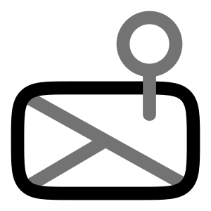 Point On Map Perspective Icon from Solar Line Duotone Set