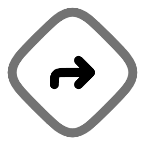 Route Icon from Solar Line Duotone Set