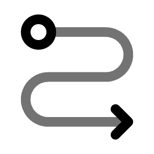 Routing Icon from Solar Line Duotone Set