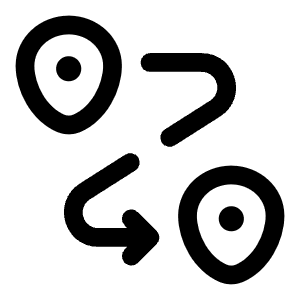 Routing 2 Icon from Solar Broken Set