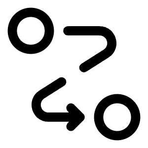 Routing 3 Icon from Solar Broken Set