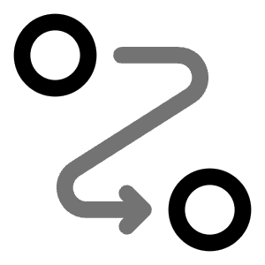 Routing 4 Icon from Solar Line Duotone Set