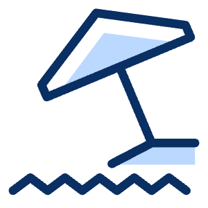 Beach Icon from Cyber Duotone - Free Set