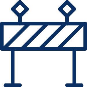 Caution Fence Icon from Cyber Line - Free Set