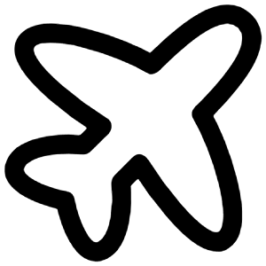 Airport Plane Icon from Flex Line - Free Set