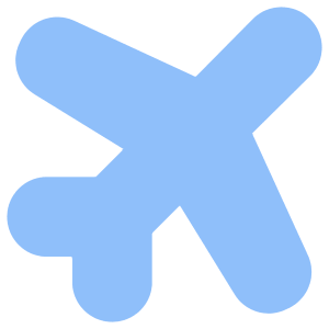 Airport Plane Icon from Core Flat - Free Set