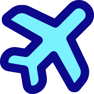 Airport Plane Icon from Core Pop - Free Set