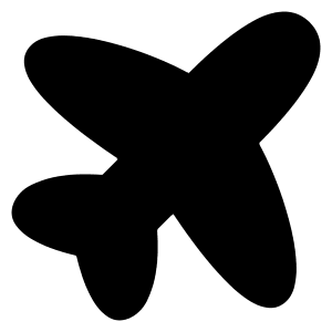 Airport Plane Icon from Flex Solid - Free Set