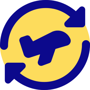 Airport Plane Transit Icon from Core Pop - Free Set