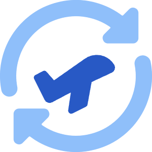 Airport Plane Transit Icon from Core Flat - Free Set