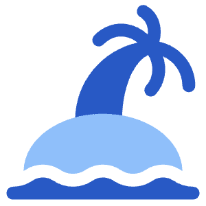 Beach Icon from Plump Flat - Free Set