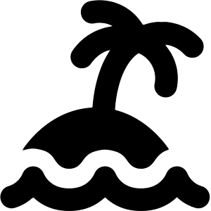 Beach Icon from Core Solid - Free Set