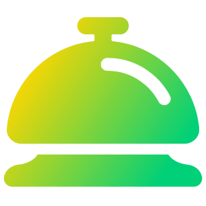 Bell Icon from Plump Gradient - Free Set