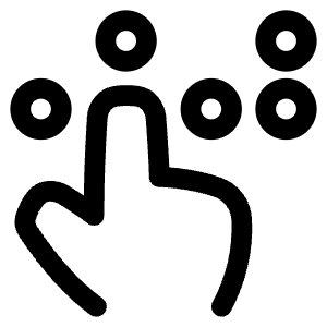 Braille Blind Icon from Plump Line - Free Set