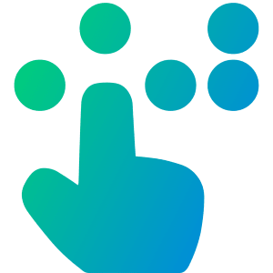 Braille Blind Icon from Plump Gradient - Free Set